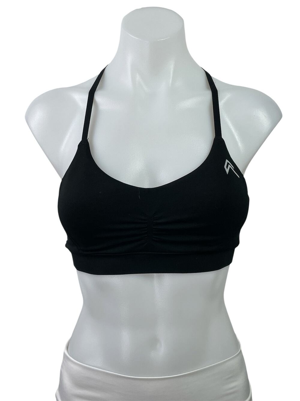 Oner Active Everyday Black Crossback Workout Active Sports Bra Crop Tank Top S